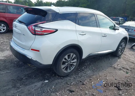 2016 Nissan Murano S/Sl/Sv/Platinum from USA, damaged, VIN 5N1AZ2MG2GN101031